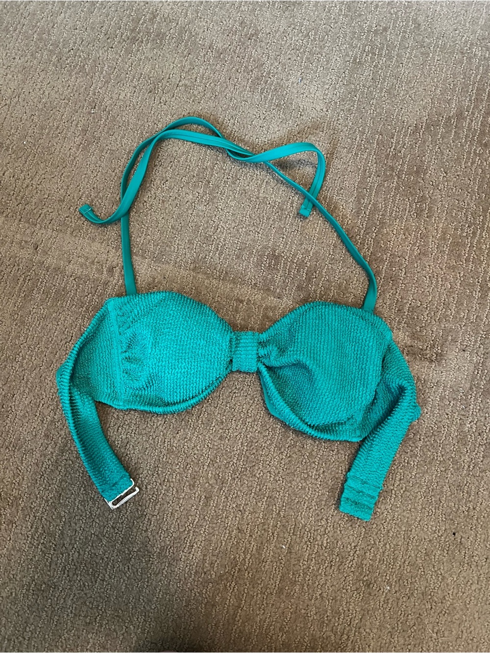 Green bikini top